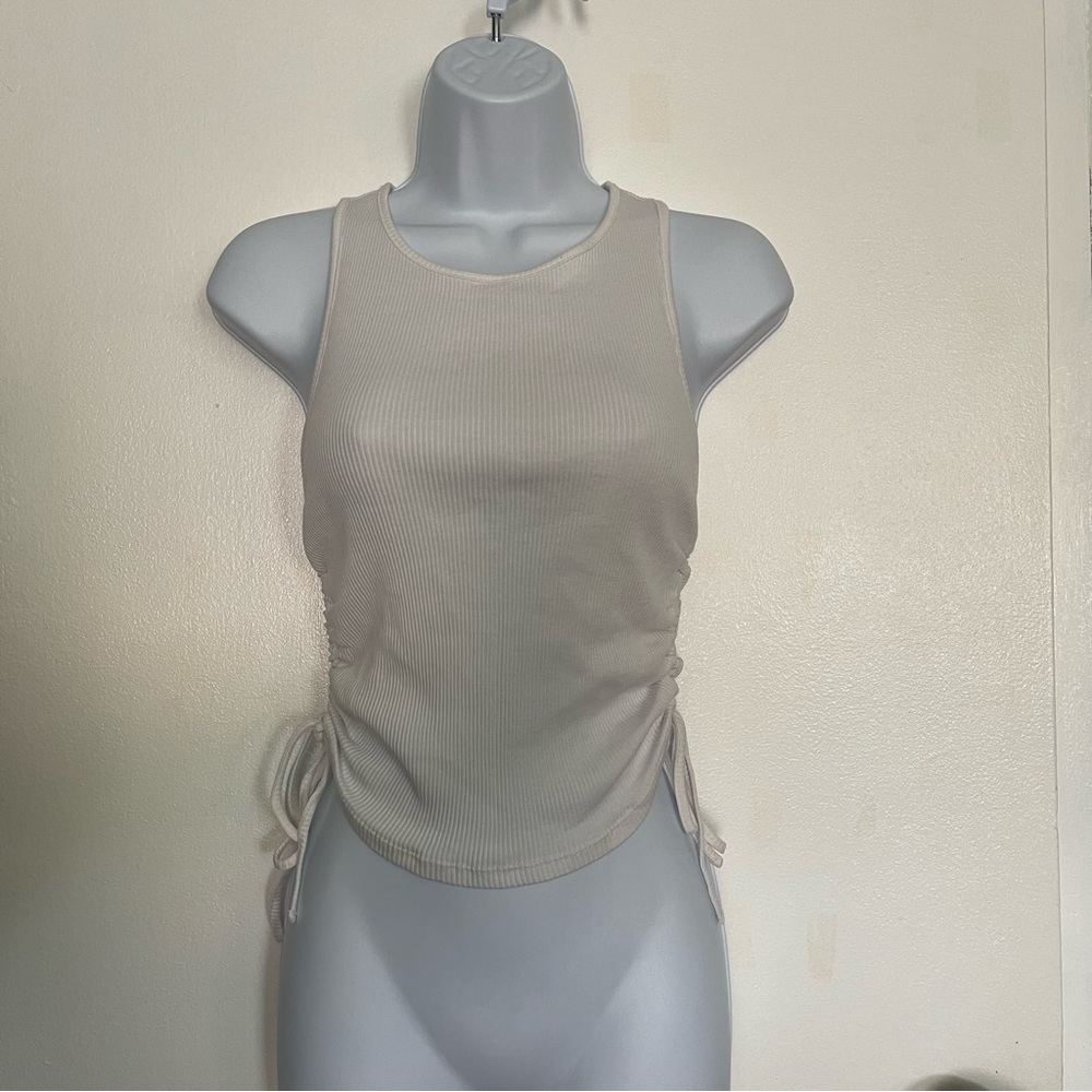 White H&M crop top, Size (M)